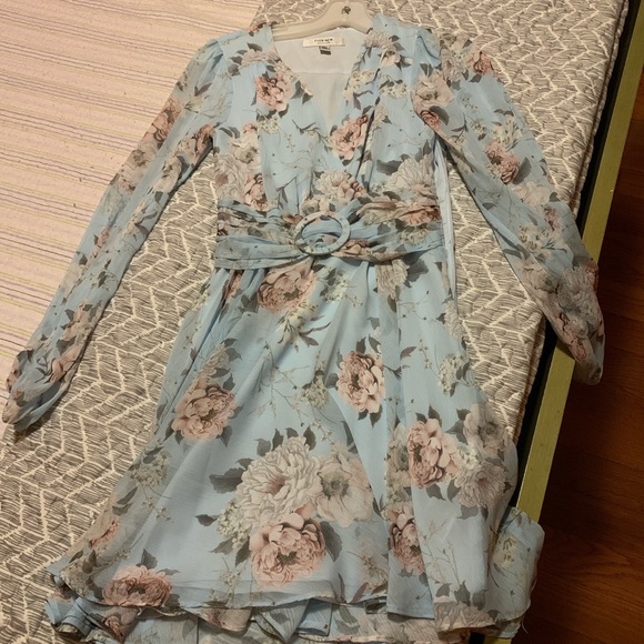 Pastel floral skater dress from Evernew - Picture 2 of 2